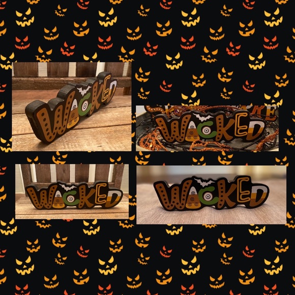 Halloween Witch Kitchen Towels, Witch Tier Tray Decor & Witch Wall Decor Signs - Picture 13 of 16